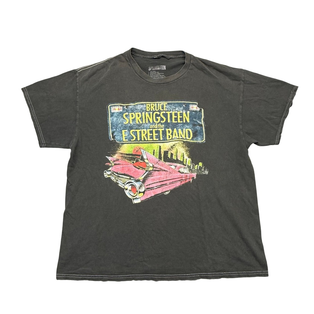 Bruce Springsteen Band Tee Unisex S/M Black Born In The USA Tour 84-85 Graphic